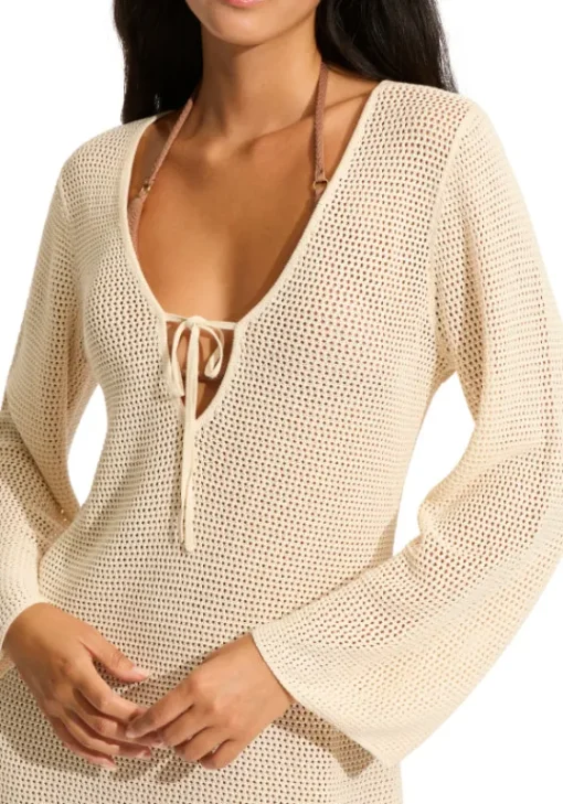Clearance Seafolly Knit Cover Up Natural