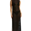 Clearance Seafolly Knit Maxi Dress Black