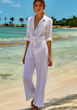 Best Melissa Odabash Krissy Trouser White
