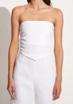 New Faithfull The Brand La Loza Top White