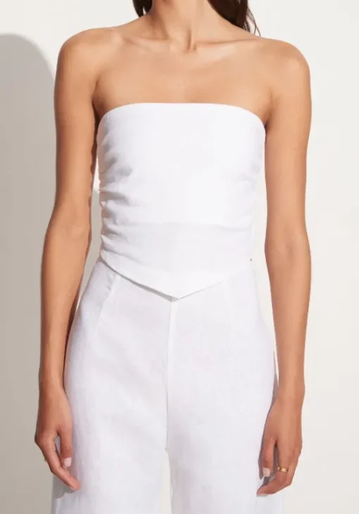 New Faithfull The Brand La Loza Top White