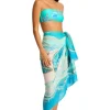 Clearance Seafolly La Mer Sarong Aquatic Blue