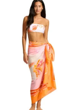 Best Seafolly La Mer Sarong White