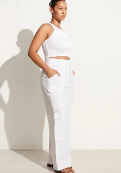 Hot Faithfull The Brand Le Monoa One Shoulder Top White