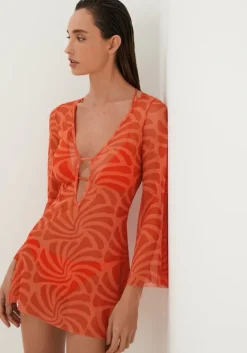Online Vix Swimwear Lidi Short Cover Up Cherie