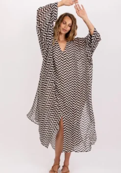 Sale Sundress Louli Kaftan Black Stripe
