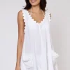 Sale Juliet Dunn Low Back Dress White