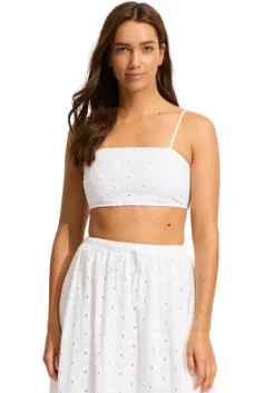Discount Seafolly Lulu Broderie Crop Top