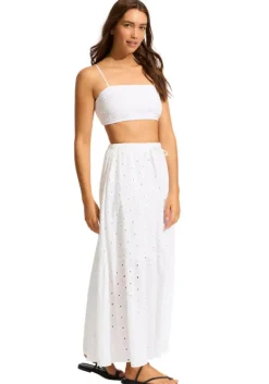 Discount Seafolly Lulu Broderie Crop Top
