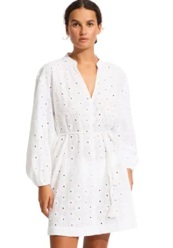 Discount Seafolly Lulu Broderie Kaftan