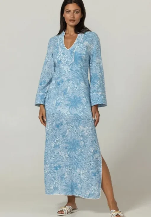 Clearance Miss June Lulu Kaftan Blue