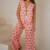Clearance Sundress Lupy Pant Eyelet Red