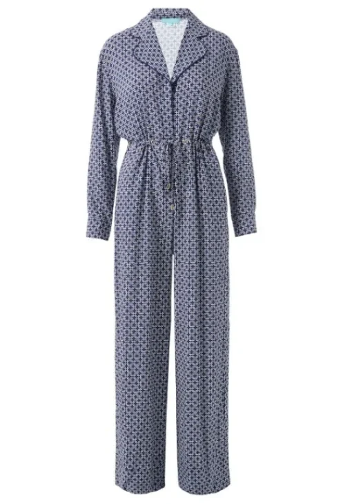 Best Melissa Odabash Lynn Jumpsuit Links Navy