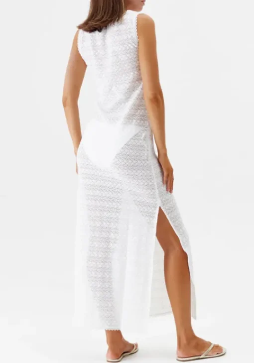 Online Melissa Odabash Maddie Crochet Beach Dress White