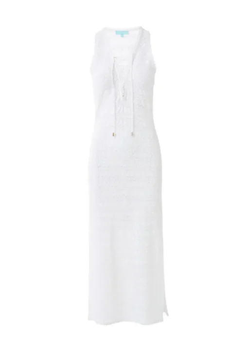 Online Melissa Odabash Maddie Crochet Beach Dress White