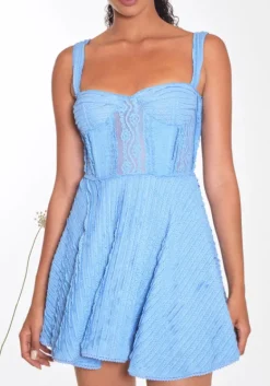 Online Charo Ruiz Mai Short Dress Blue