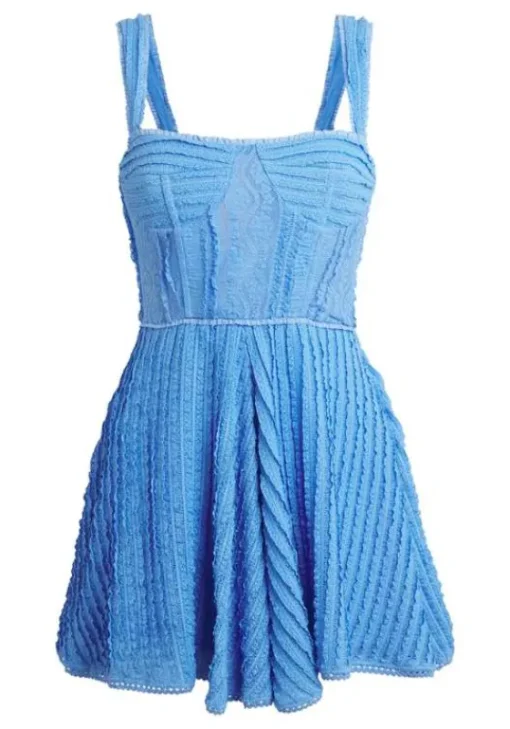 Online Charo Ruiz Mai Short Dress Blue