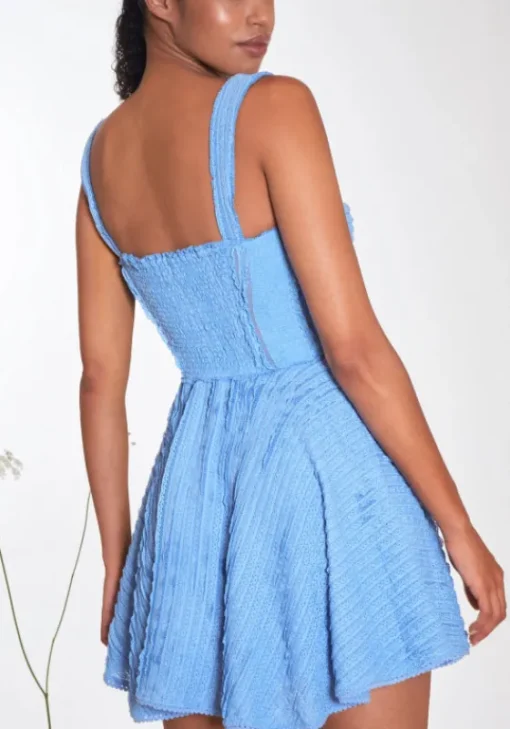 Online Charo Ruiz Mai Short Dress Blue