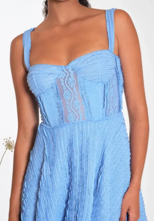 Online Charo Ruiz Mai Short Dress Blue