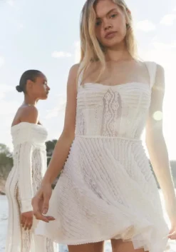 Discount Charo Ruiz Mai Short Dress White