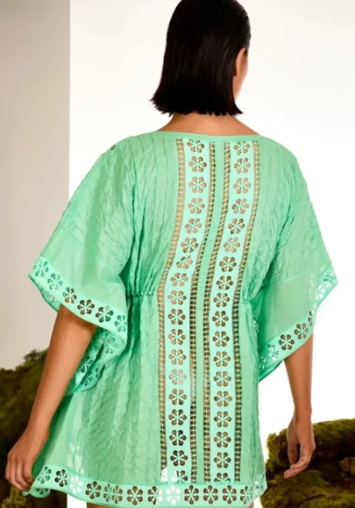 Fashion Charo Ruiz Maisie Kaftan Green WashedGreen