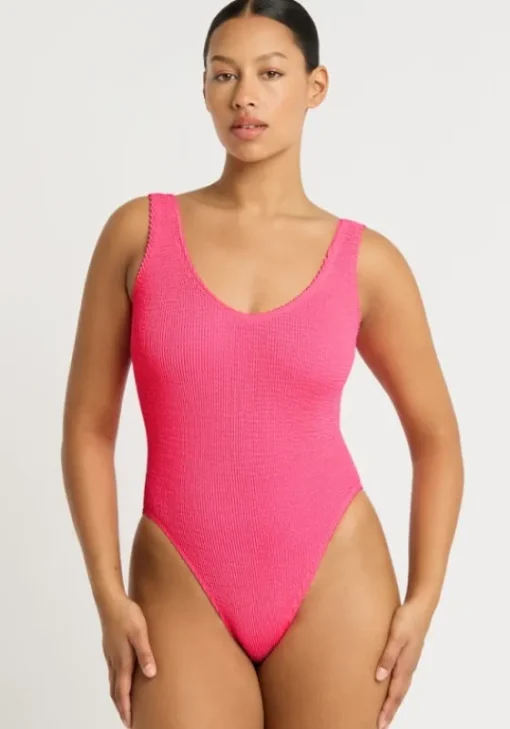 Hot Bond-Eye Mara Swimsuit Azalea Red