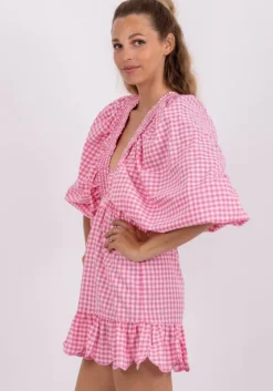 Sale Sundress Marine Short Dress Pink