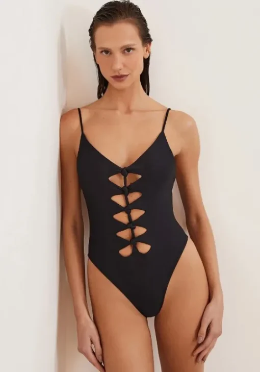 Hot Vix Swimwear Megan Swimsuit Black