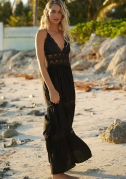 Hot PQ Swim Midnight Shea Dress Black