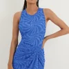 New Vix Swimwear Mila Short Cover Up Neptune