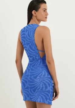 New Vix Swimwear Mila Short Cover Up Neptune