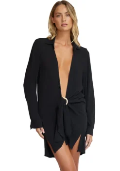 Sale PQ Swim Millie Tie Cover Up Midnight