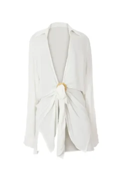 Best PQ Swim Millie Tie Coverup Off White
