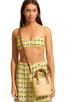 New Seafolly Mini Raffia Bag