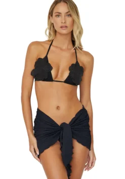 Discount PQ Swim Mini Sarong Black