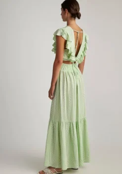 Fashion Pearl & Caviar Mint Zakar Skirt