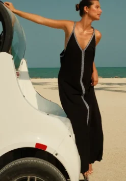 Hot Pitusa Monochrome Pima Dress Black