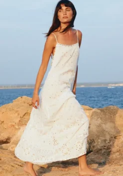 Discount Juliet Dunn Mosaic Maxi Dress White
