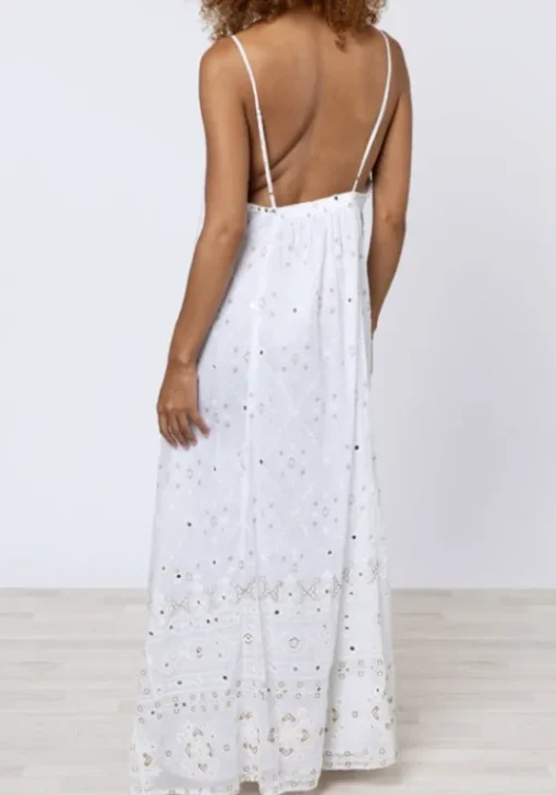 Discount Juliet Dunn Mosaic Maxi Dress White