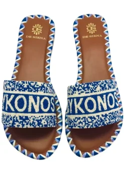 Discount De Siena Mykonos Sandals Blue