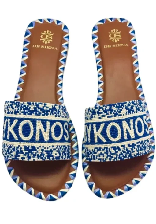 Discount De Siena Mykonos Sandals Blue