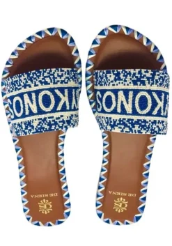 Discount De Siena Mykonos Sandals Blue