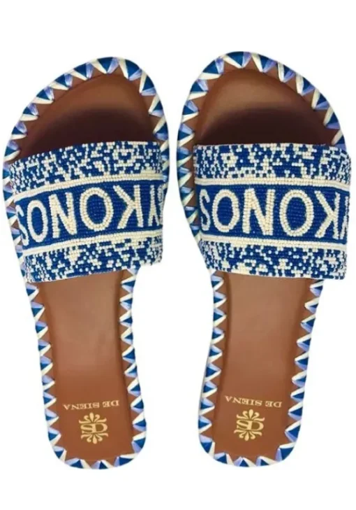 Discount De Siena Mykonos Sandals Blue