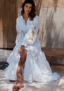 Clearance Sundress Nady Long Dress White