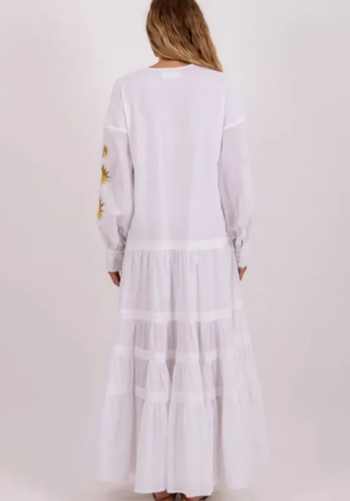 Clearance Sundress Nady Long Dress White