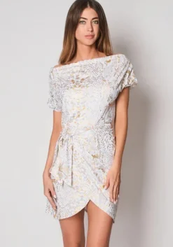 Sale Naia Beach Naples Dress Silver Snake