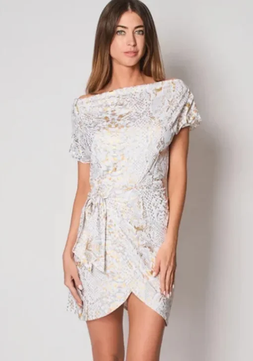 Sale Naia Beach Naples Dress Silver Snake