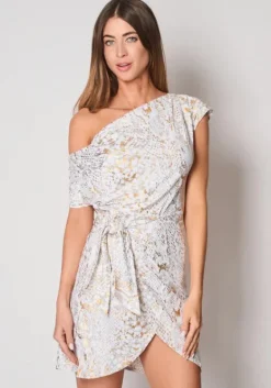 Sale Naia Beach Naples Dress Silver Snake