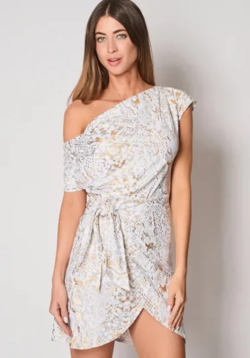 Sale Naia Beach Naples Dress Silver Snake