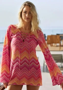 Hot PQ Swim Noah Tunic Cayenne